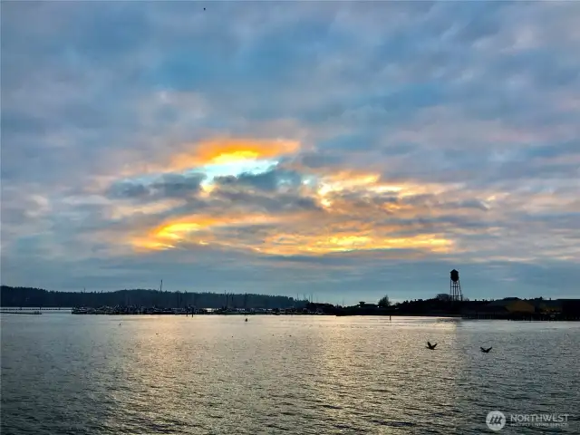 A view of Semiahmoo across the water