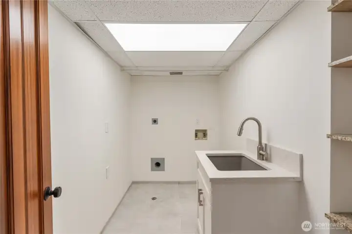 Laundry room basement level