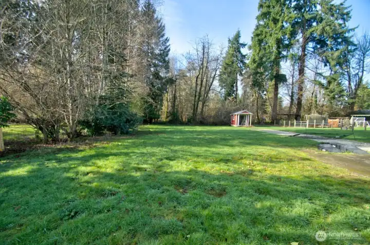 View from front of lot