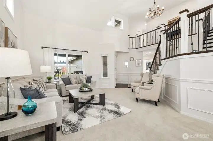 From the floor, to the walls, windows, staircase and ceiling, nothing was left to chance in this beautifully designed home.