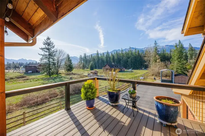 Southeast view off of the deck