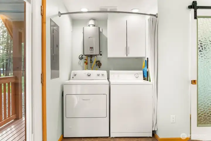 Washer/ Dryer Utility area on main level.