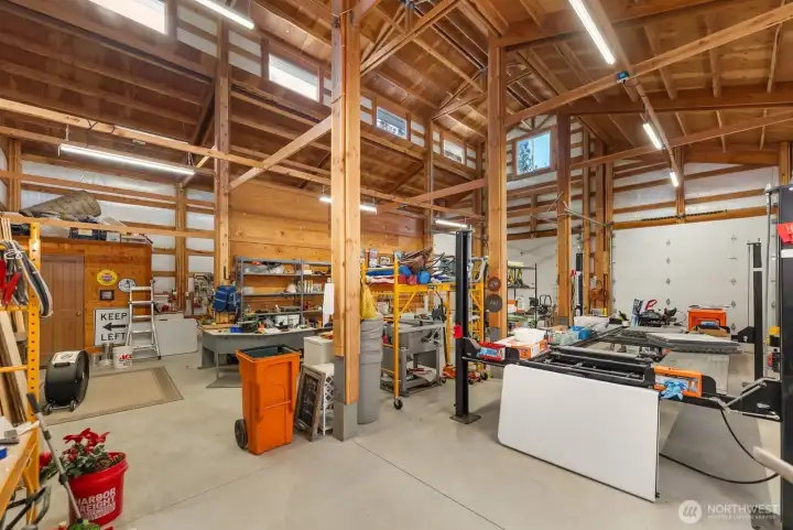 View from back of shop.