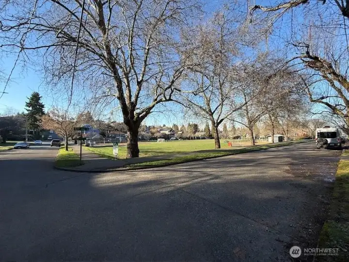 Ballfields and Park just 0.1 miles to the West of property an easy walk via pedestrian path