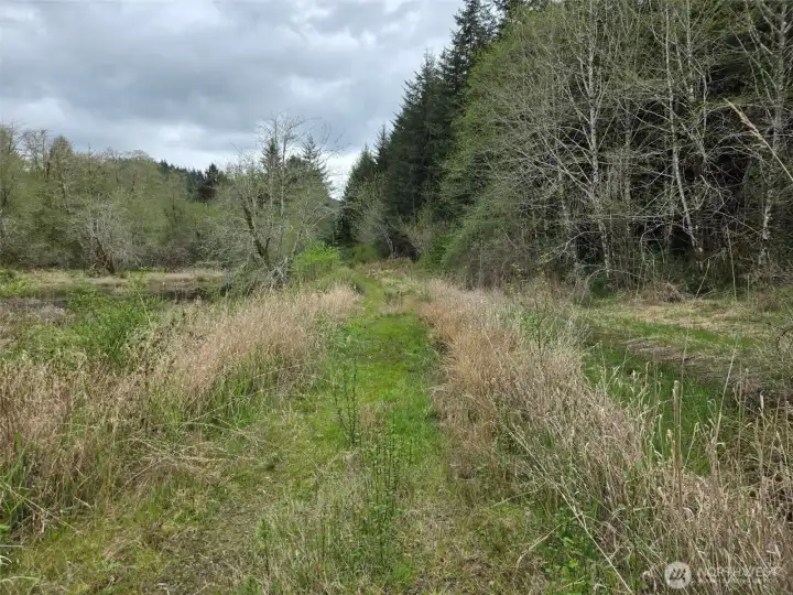 Unopened public right of way.