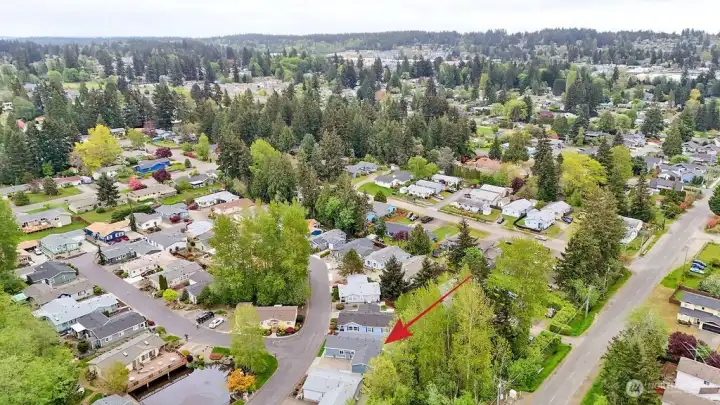 A great view of the Sylvan Pines gated 55+ community.