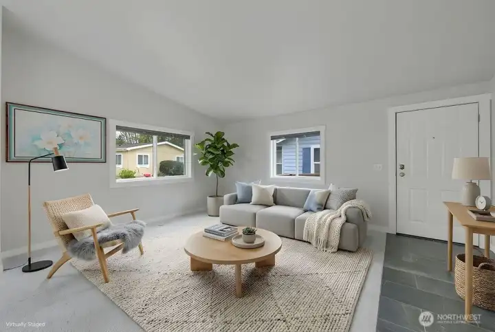 Another option shown by virtually staging.