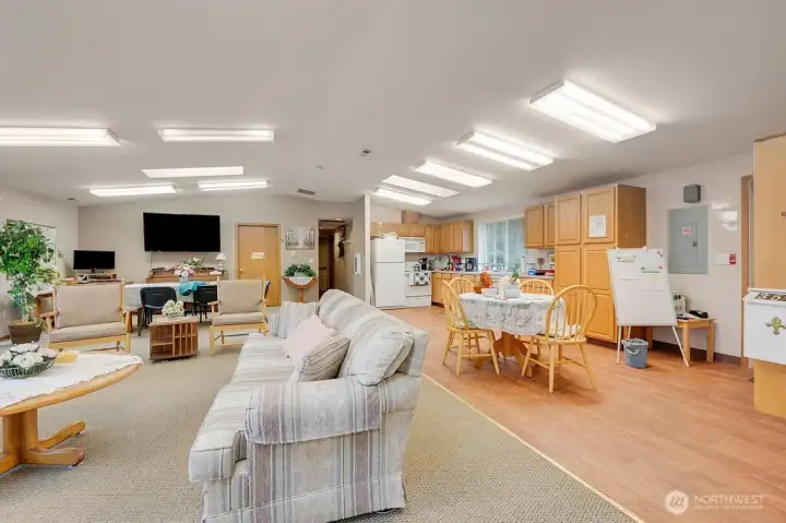 You can reserve this for private gatherings, or join in the community gatherings held there.
