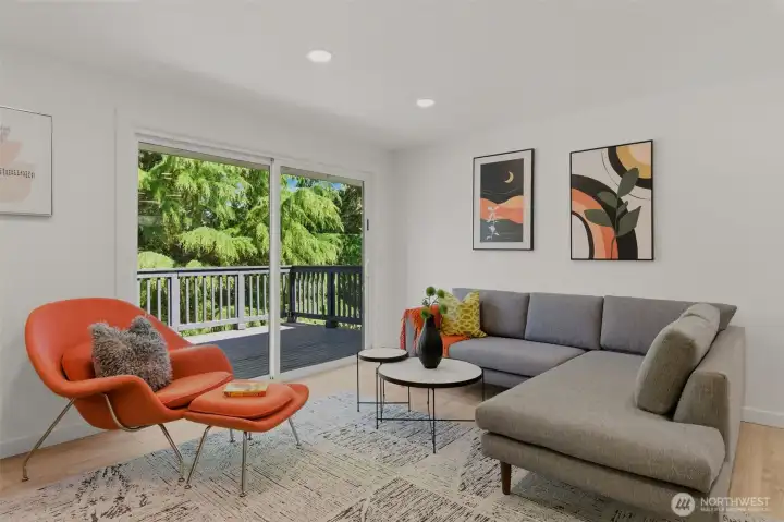 Upper level Living area