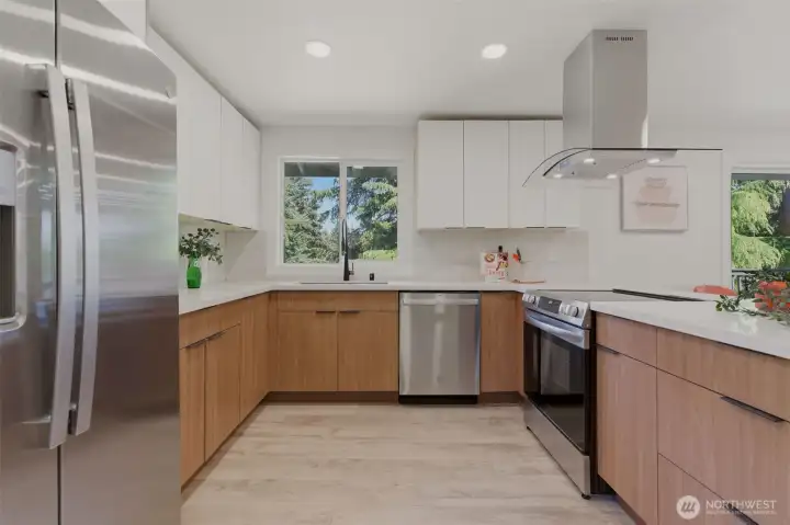 All new Stainless steal appliances