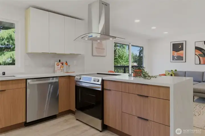Two tone modern European Style Cabinets