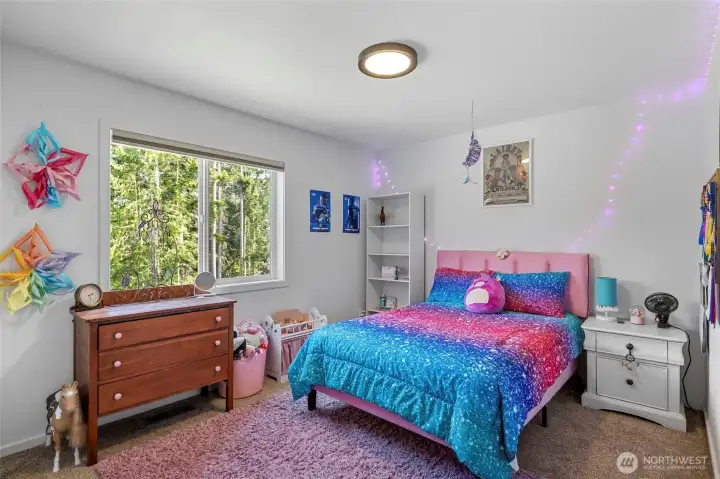 Guest bed on the other side of the house