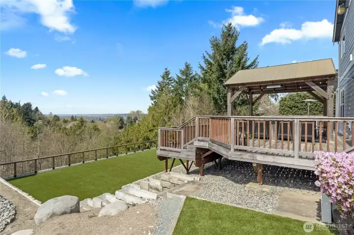 Amazingly landscaped Lot with 180-Degree Views!