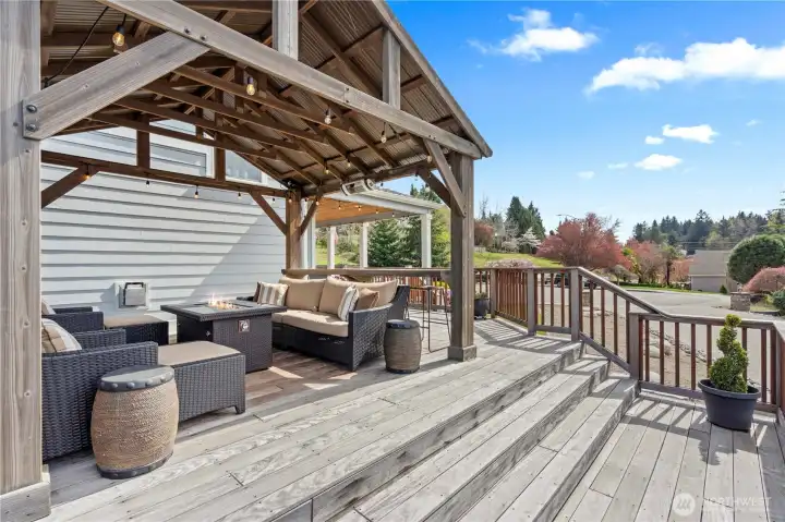 Gazebo Stays and offers a fantastic dry spot to hang out.