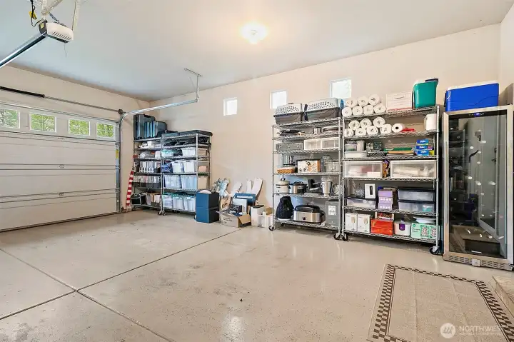 2 car garage with 4 foot extension.