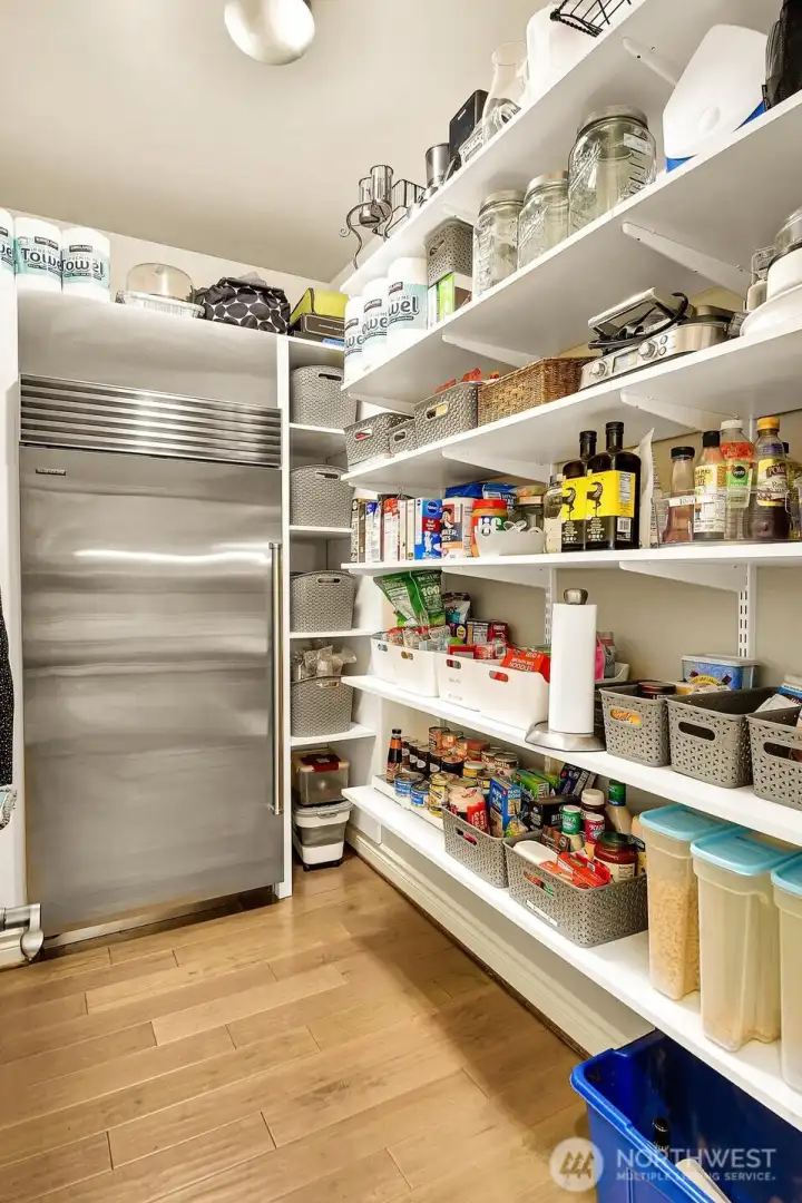 Generous Pantry with SubZero Freezer with ice maker Generous Pantry with SubZero Freezer with ice maker