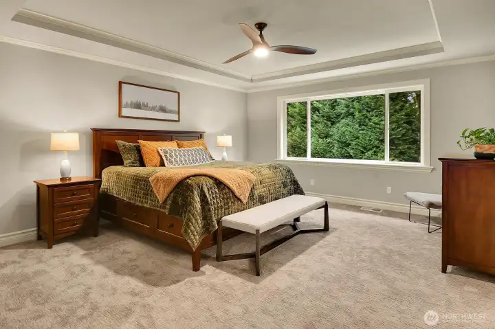 Primary Suite overlooks lovely, private yard Primary Suite overlooks lovely, private yard