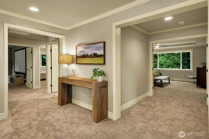 Bedroom level foyer Bedroom level foyer
