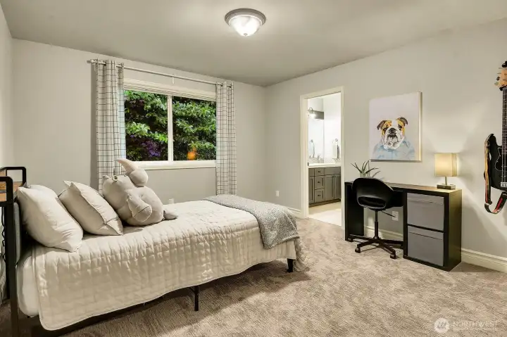 Spacious Jack and Jill bedroom 1 Spacious Jack and Jill bedroom 1