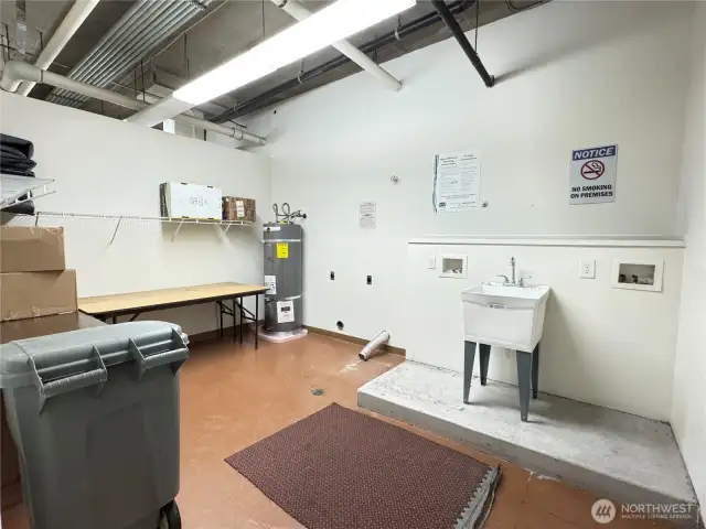 Shared laundry space for overflow (under construction)