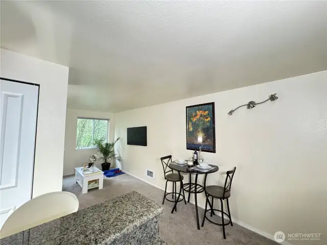 Dining area from kitchen
