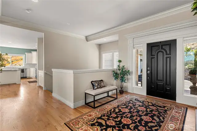Front Foyer. Sophisticated appointments