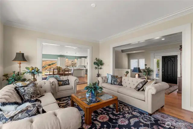 Open Floor plan with an abundance of natural light.