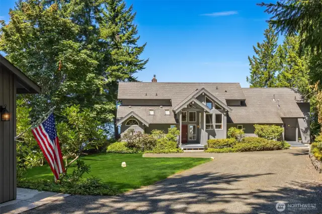 Original owner custom built home with huge detached garage.