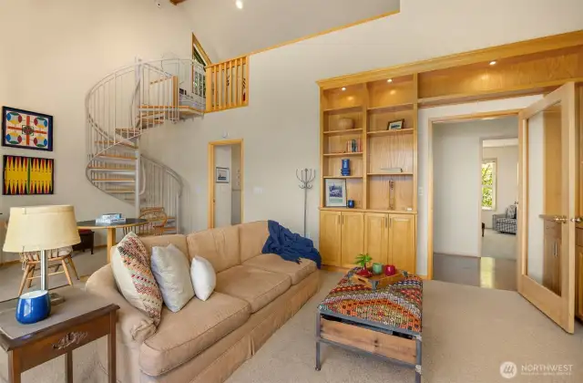 Amazing area for guests with 2 twins up and a 3/4 bath for a 2nd main floor primary or guest bedroom option.