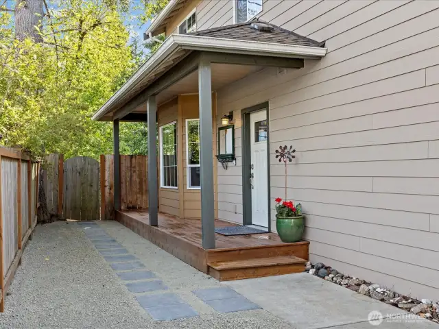 Private, side entry