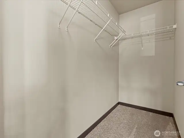 Primary walk-in closet