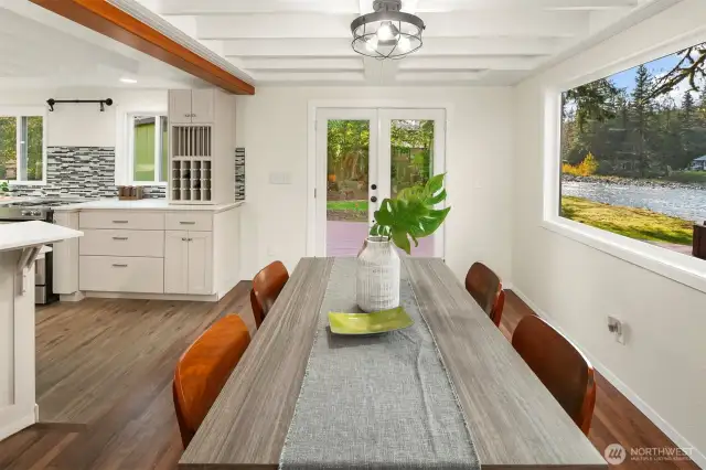 And the kitchen -