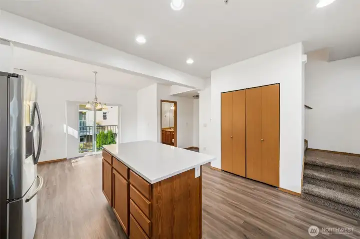 Kitchen and nook view
