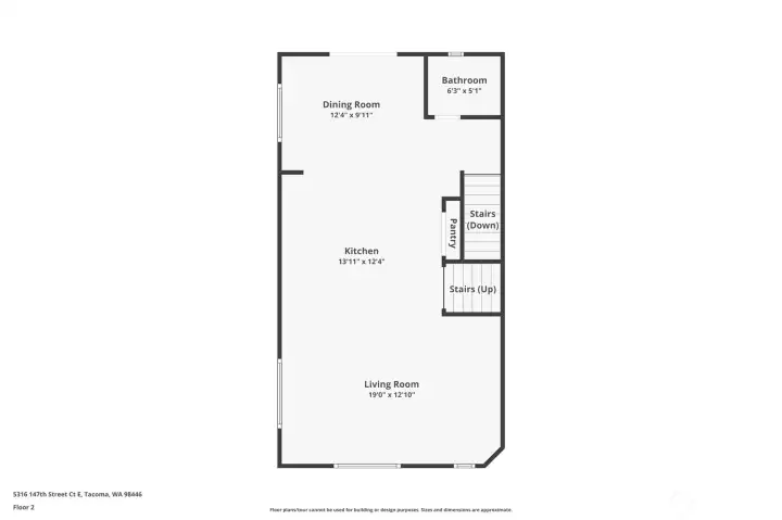 Level 2-Living area & Kitchen
