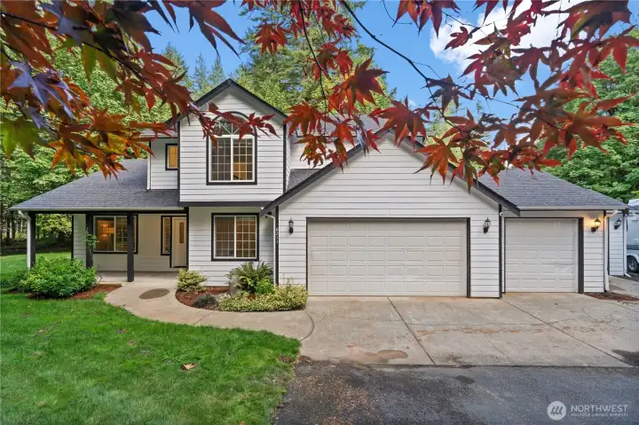 Exceptionally well maintained 4 bedroom, 2.5 bath + office in Delphi area of Olympia on 5 acres