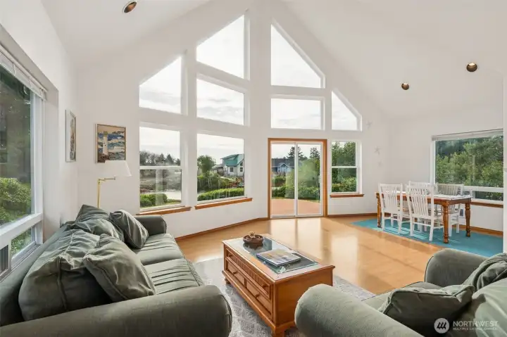 What a great living room.