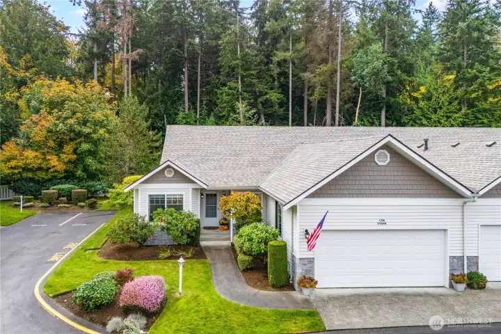 Imagine coming home to this picturesque setting! And just minutes from the gorgeous Puget Sound waterfront at Dash Point.