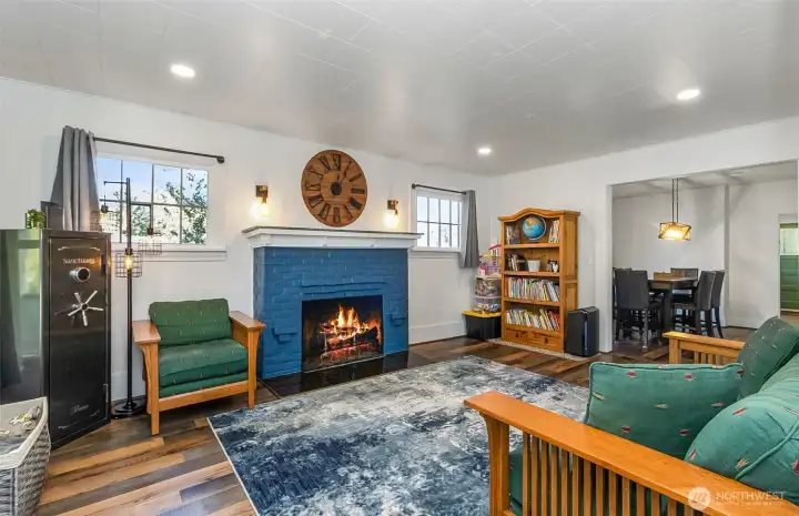 Cold nights by the cozy fireplace