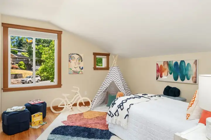 Bedroom #3 with walk-in closet