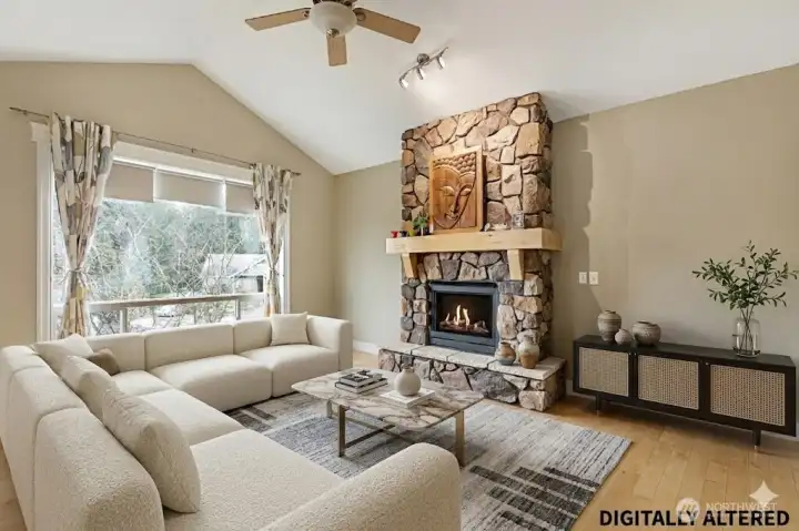 Staged Living Room Staged Living Room