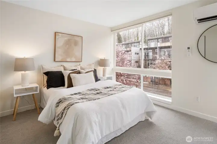 Light filled third floor primary