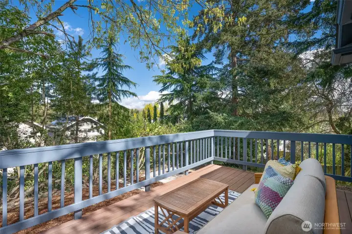 Perched above it all...