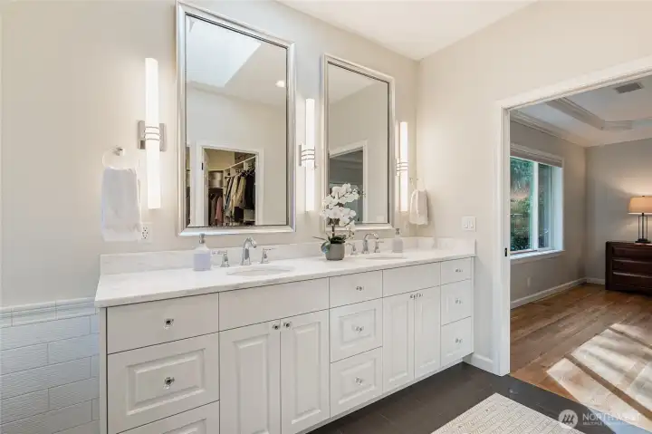Exceptionally remodeled Primary Bathroom & Closet