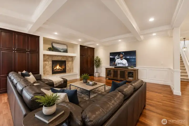entertaining size family room