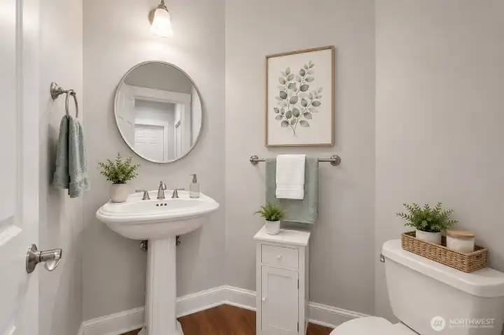 Main powder room
