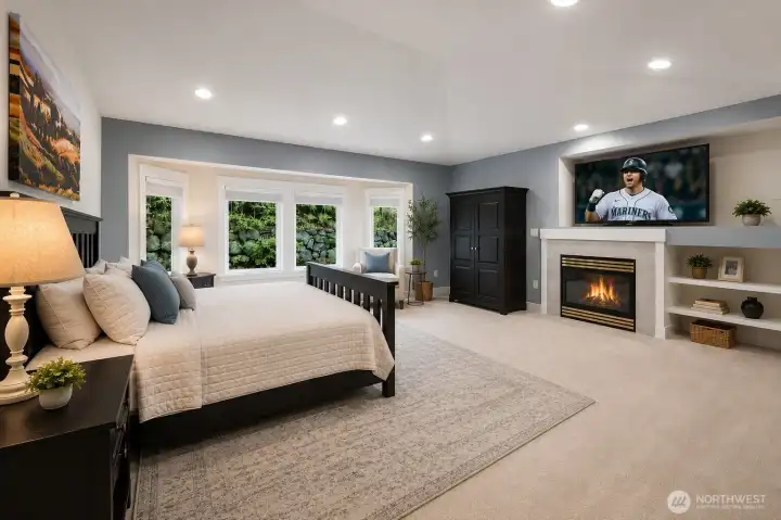 extremely large primary bedroom