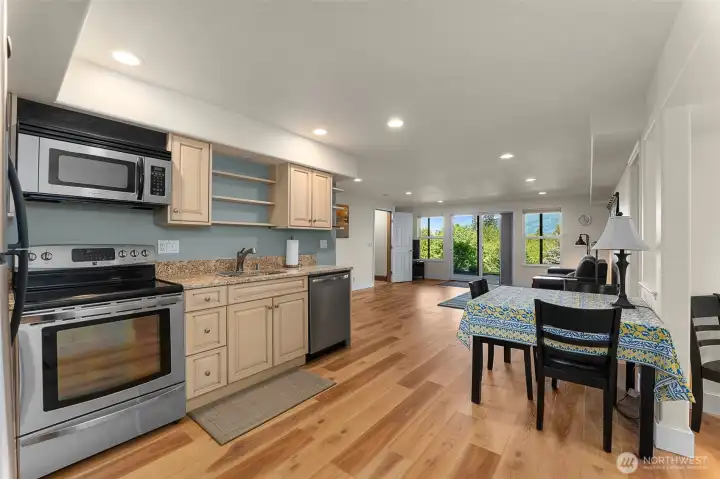 Second full kitchen on lower level Second full kitchen on lower level