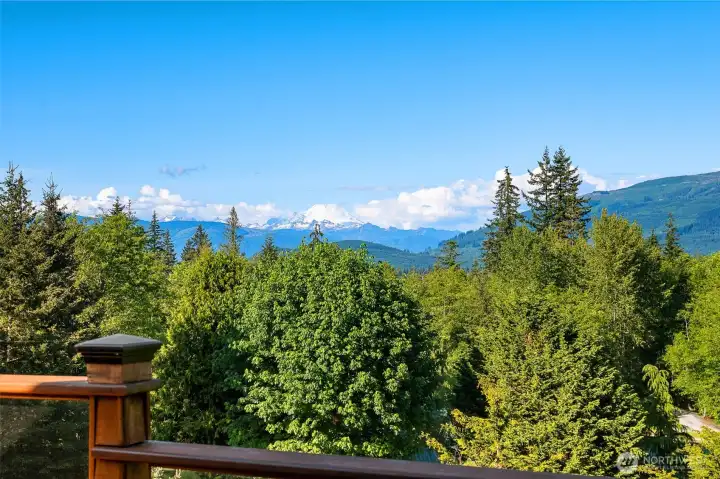 View of Mt Baker from main house. View of Mt Baker from main house.
