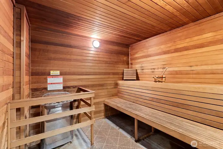 Men's Sauna (Both Locker Rooms Have One)