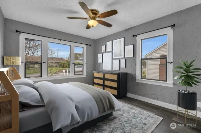 This is an example of virtual staging